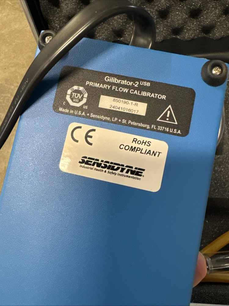 Sensidyne Gilian Gilibrator-2 Primary Flow Calibrator With Case Untested