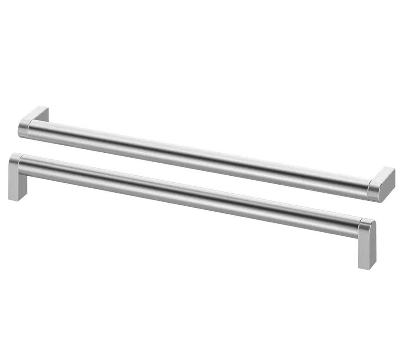 IKEA ORRNAS 13" Stainless Steel Handle, 12 5/8" C-C Hole Spacing - LOT OF 4