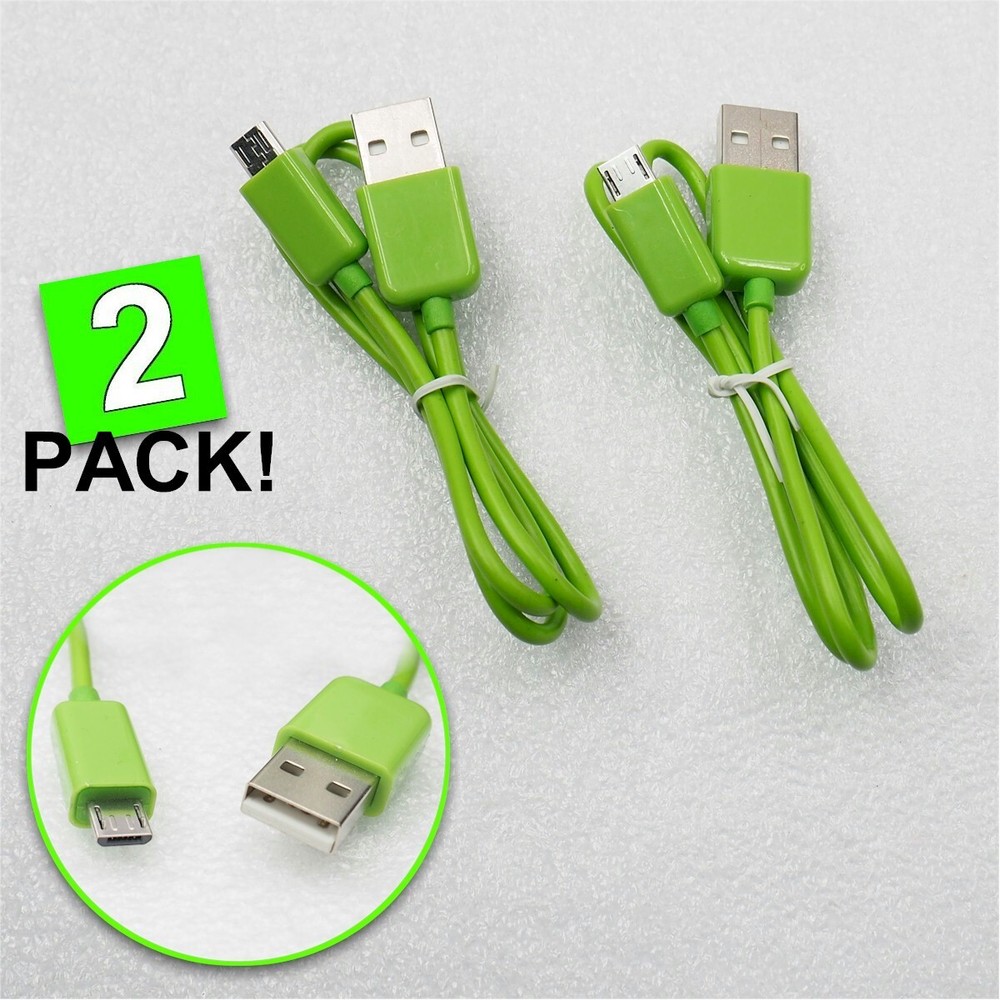 2 Pack! USB Cable for Leapfrog Leappad Ultimate/Ready for School/Academy Tablet