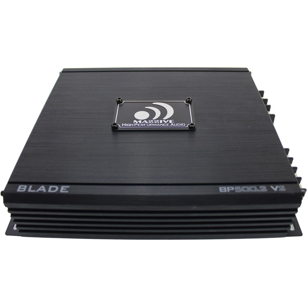 500W 2-Ch Class A/B 2-Ohm Stable Amplifier Massive Audio Blade / BP500.2-v2