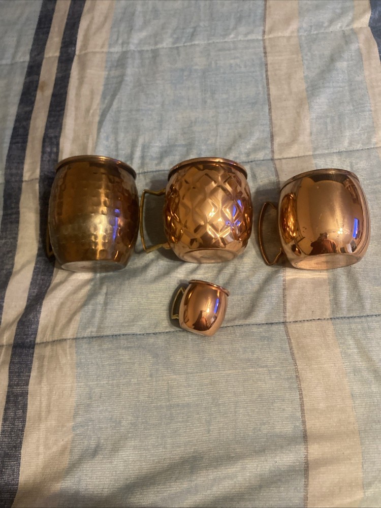 4. FOOD NETWORK KOHLS HAMMERED COPPER MUG