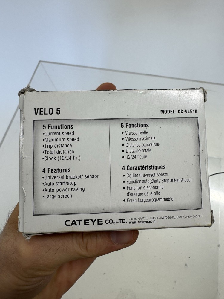 cyclocomputer velo 5