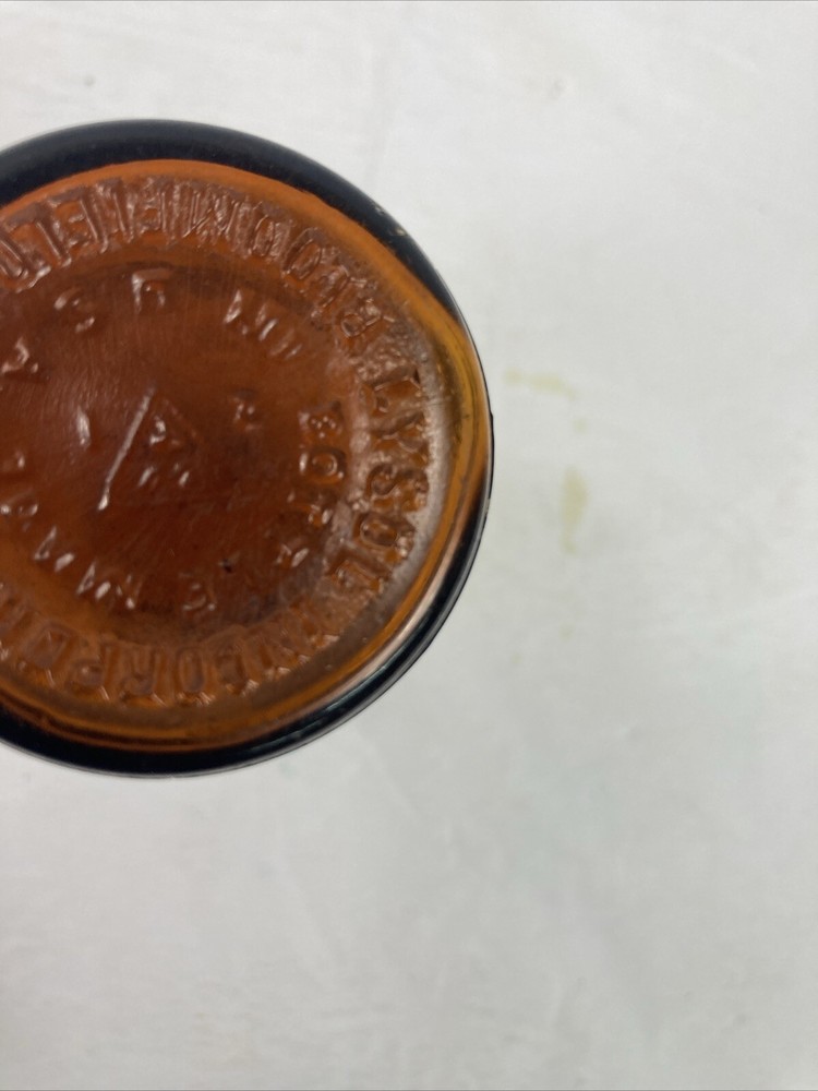 MINIATURE EMBOSSED LYSOL BOTTLE BLOOMFIELD NJ