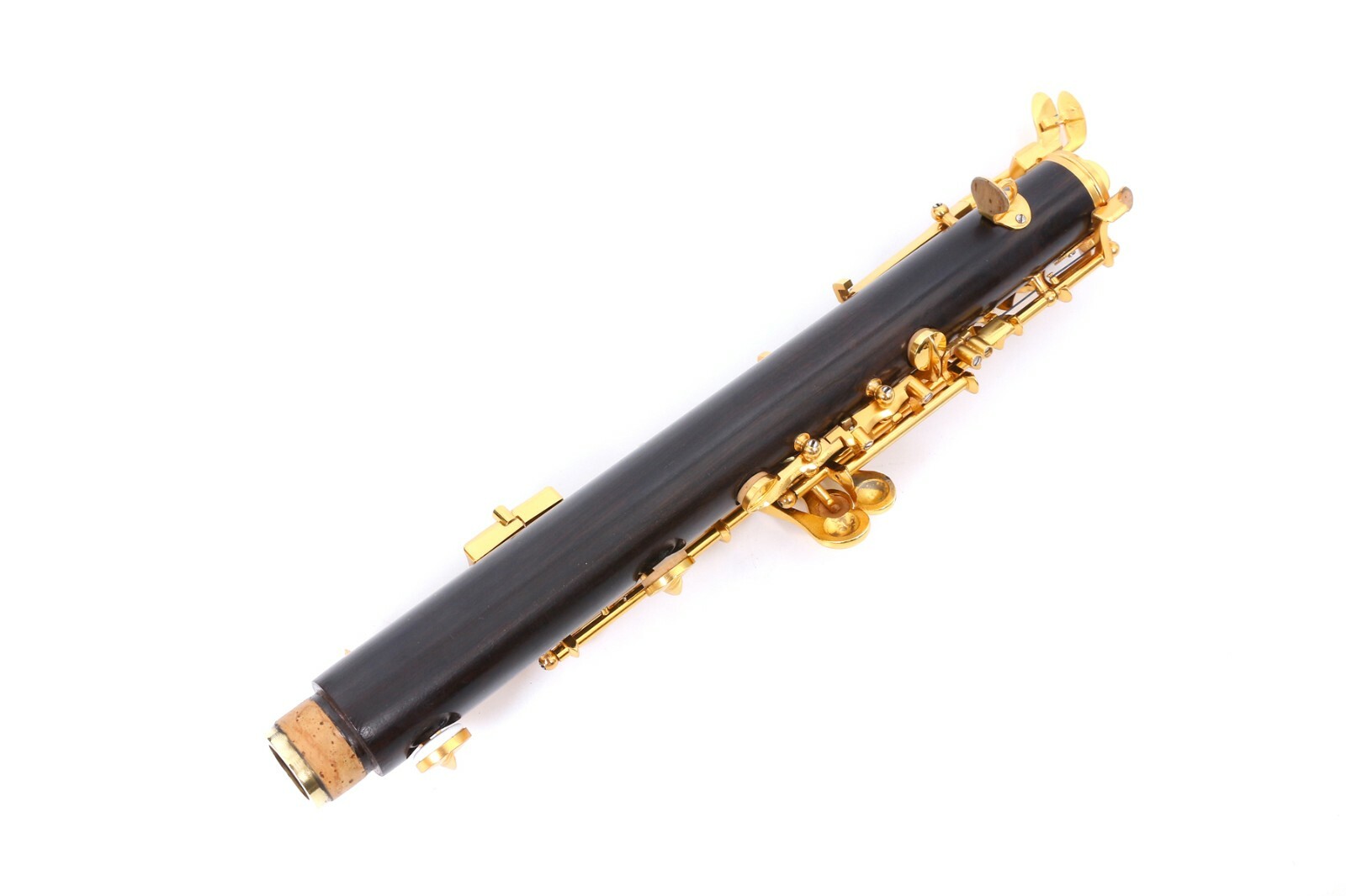 New Oboe Professional Ebony wood C key left F Resonance Golden plated key
