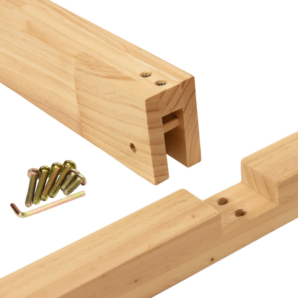 Room Divider Stand Natural 4 Panel (Stand Only)