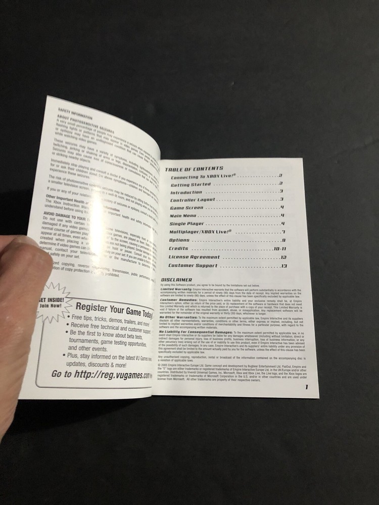 flatout xbox Manual Only