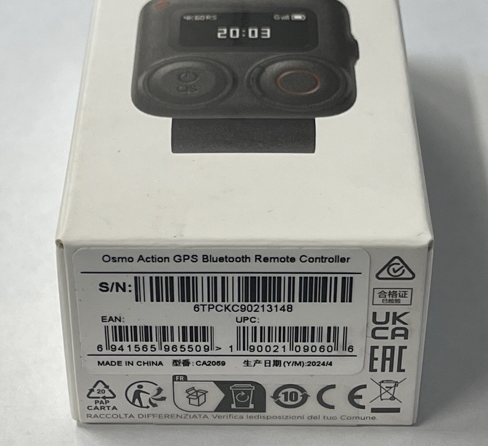 DJI Osmo Action 4 GPS Bluetooth Remote Controller OSMO-AF-336 (NEW/SEALED)
