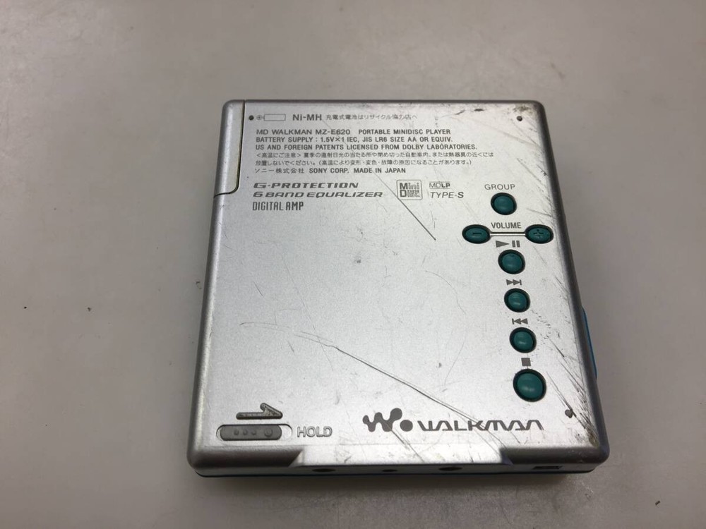 SONY MZ-E620 Walkman Portable MiniDisc MD MDLP Player #0003