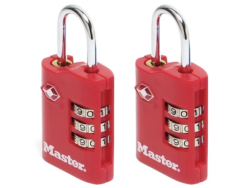Master Lock - Cadenas TSA 30mm x 2