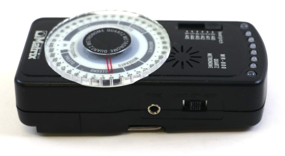 Matrix MR-800 Quartz Metronome w/ LED Pendulum Simulation & Down Beat Accent