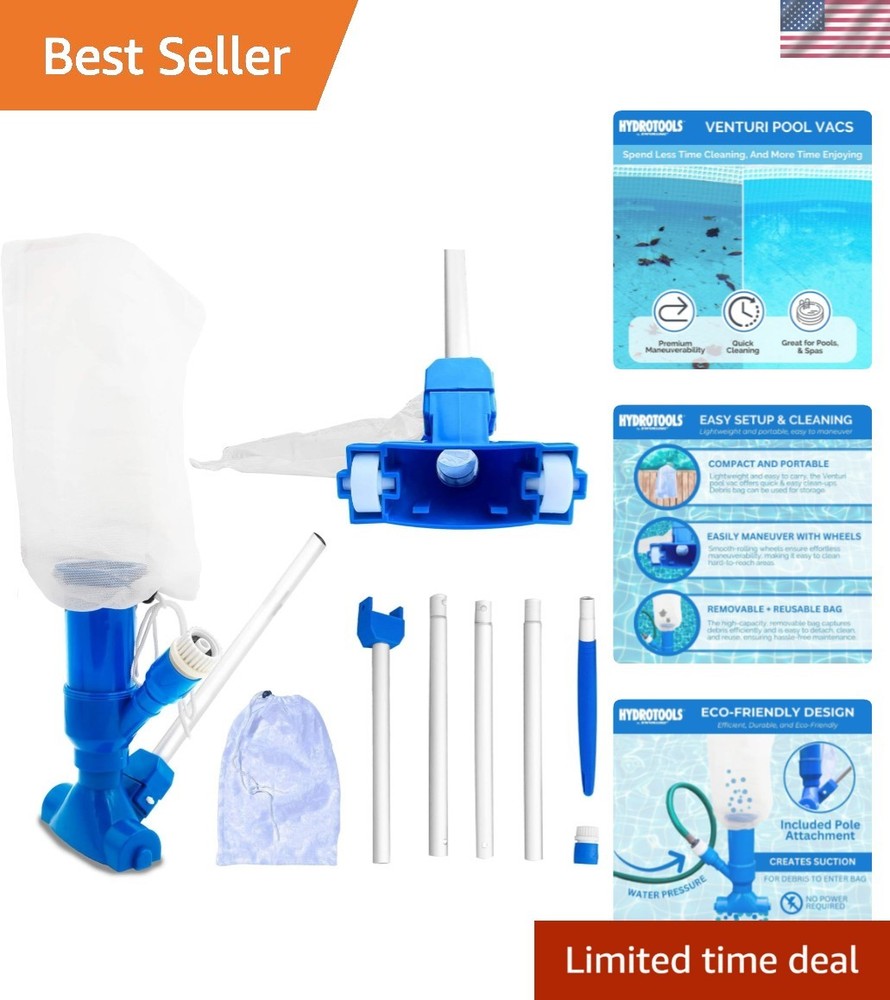 Versatile Garden Hose-Powered Pool Vacuum for Inflatable & Above Ground Pools