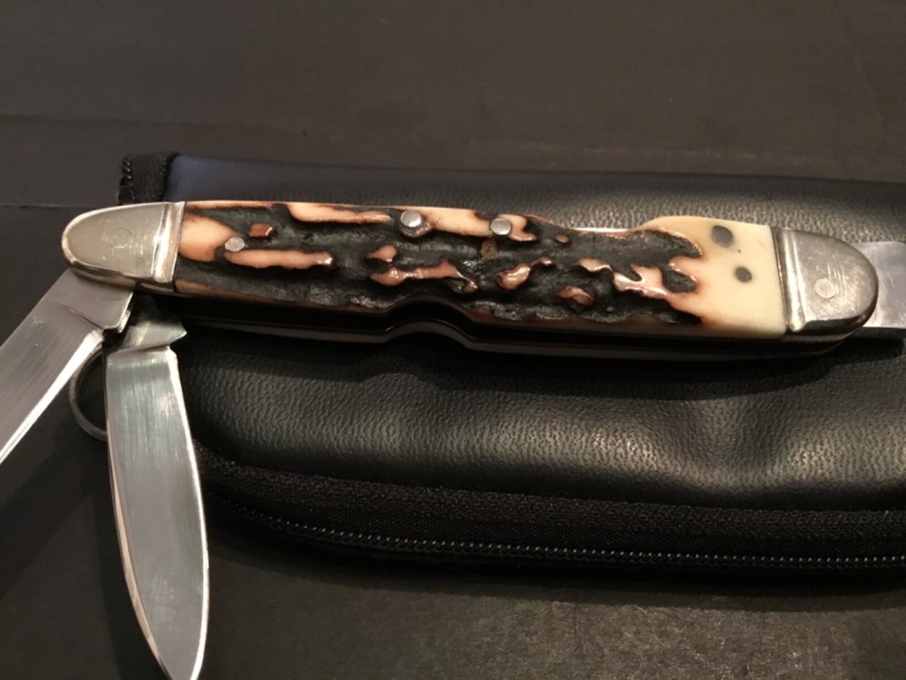 Custom William Stoddart 3bld Whittler Lockback Slipjoint Folder Folding Knife