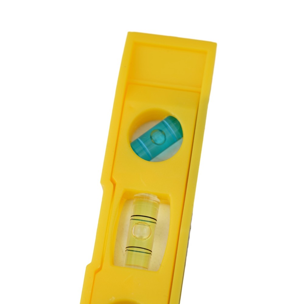 Small Magnetic Level Linear Bubble Level with Keychain for Easy Hanging