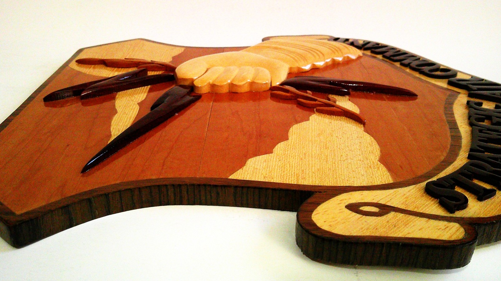 Strategic Air Command Shield Military Wooden Wall Plaque 11.5 x 11