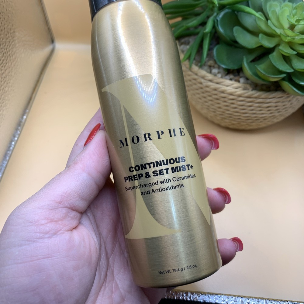 Morphe Continuous Prep & Set Mist+ with Ceramides NEW 2.8 oz