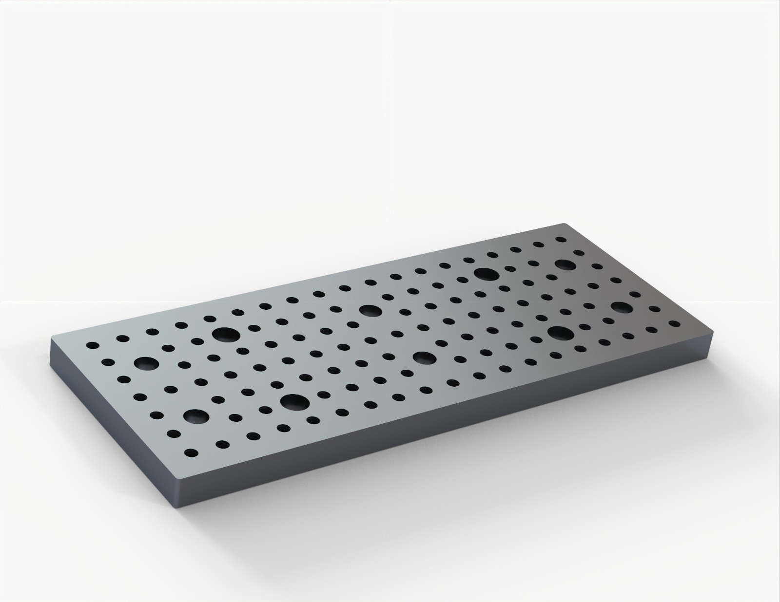 4" x 10" Aluminum Fixture Plate for Sherline Milling Machines – Made in USA