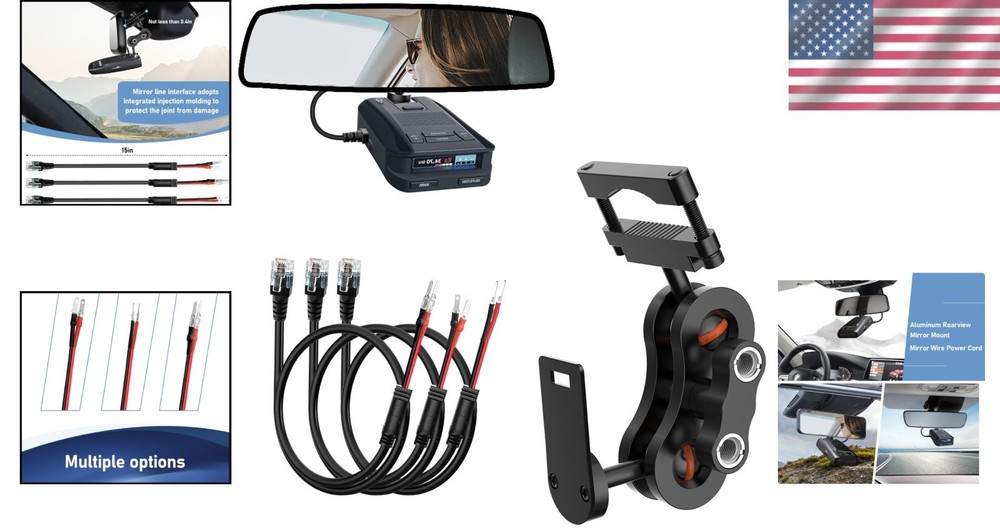 Uniden Radar Detector Mounting Solution=