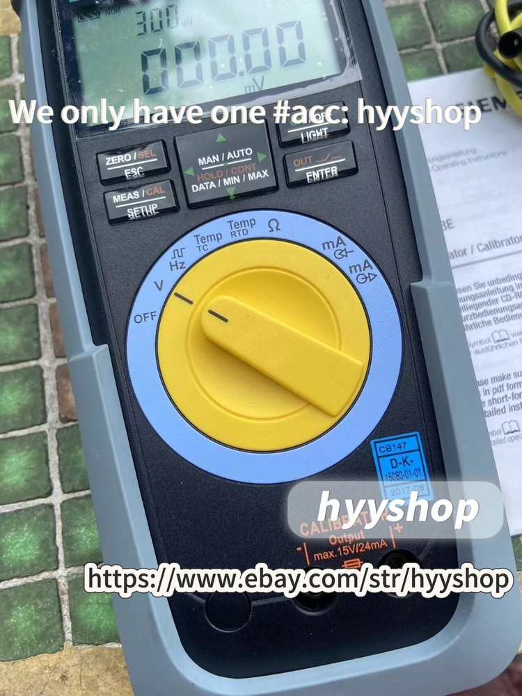 1pcs SIEMENS B1108E handheld multimeter process calibrator/hyy