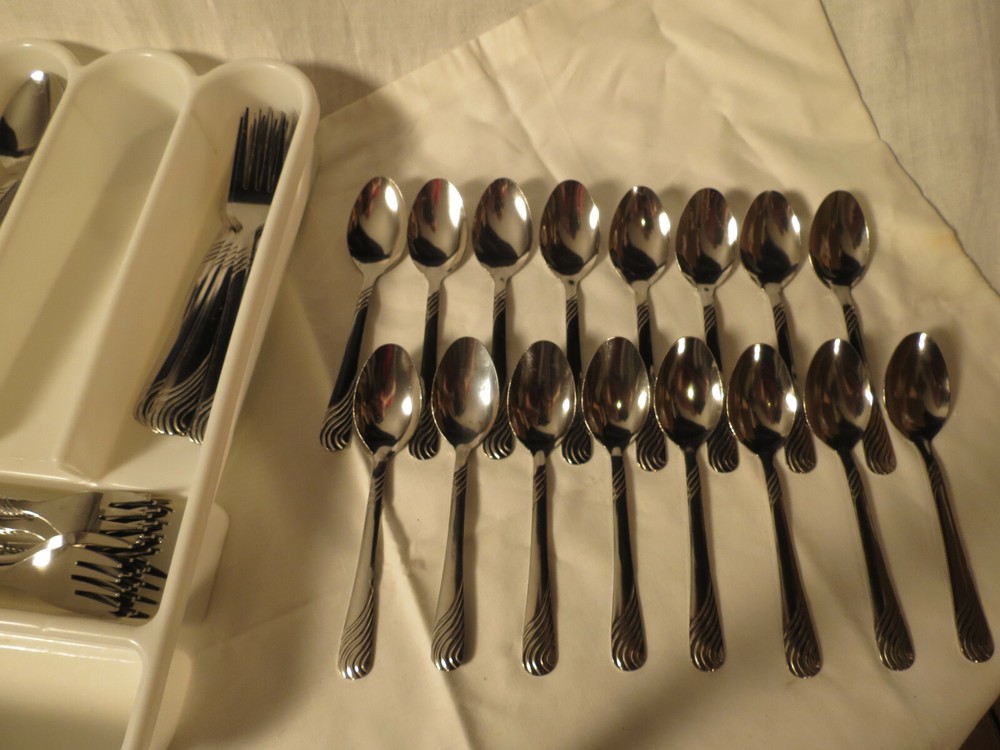 Stainless Steel Flatware Set fifty three pieces