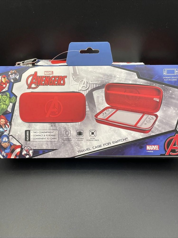 Marvel Studios Avengers Travel Case for Switch!