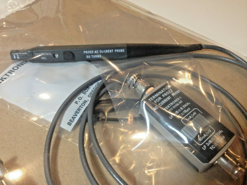 Excellent Tektronix P6022 Current Probe + Termination/ Fully Tested