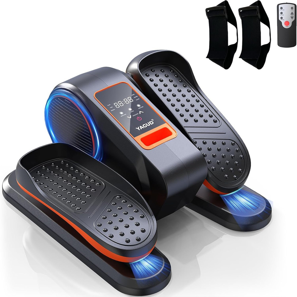 Portable Under Desk Elliptical Machine with Remote Control & 12 Speeds