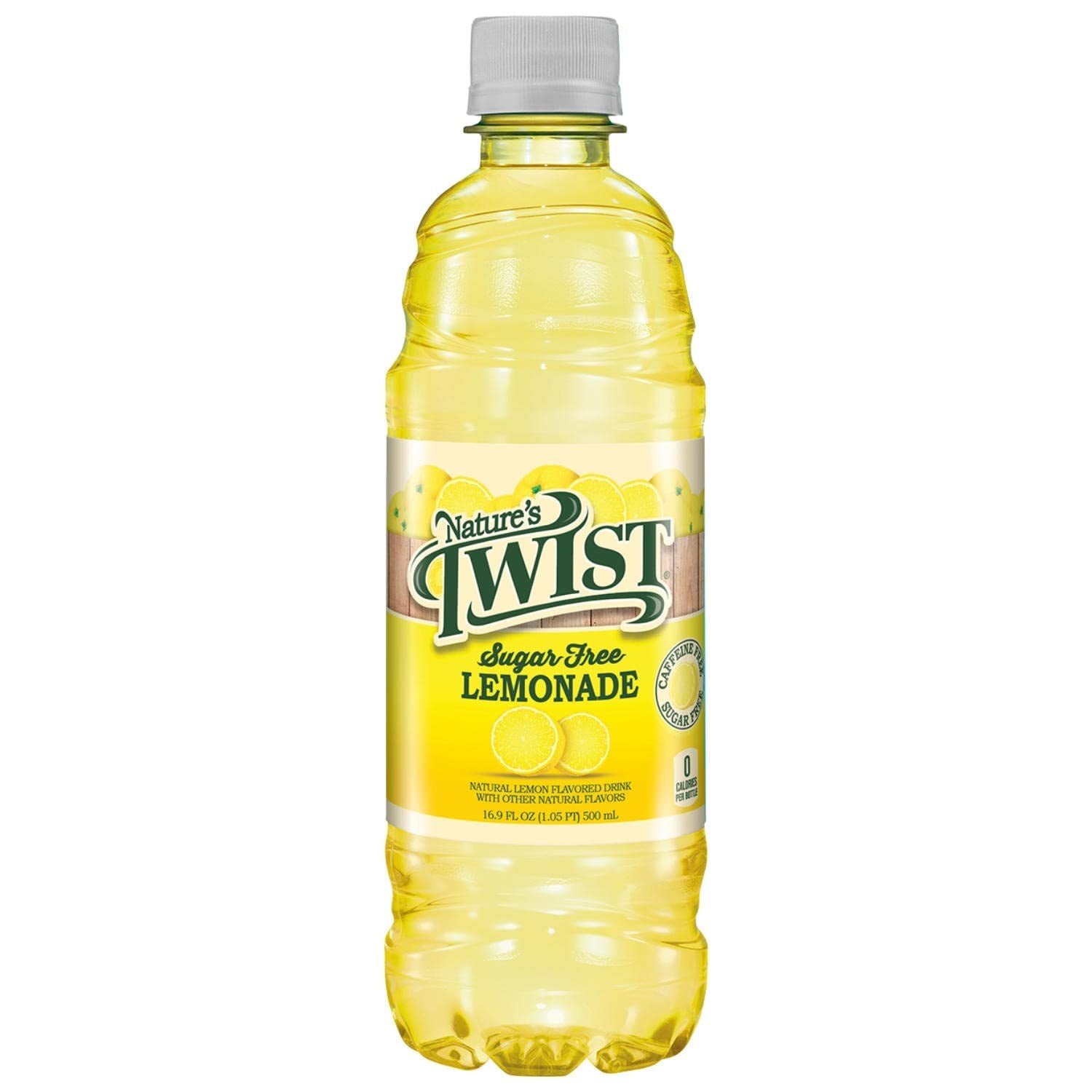 Nature’s Twist Sugar Free Lemonade, 16.9 fl oz Bottles, 24-Pack (2-Pack)
