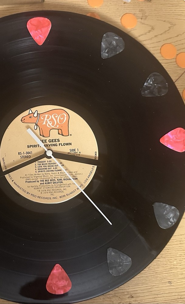 Vinyl Record Clock