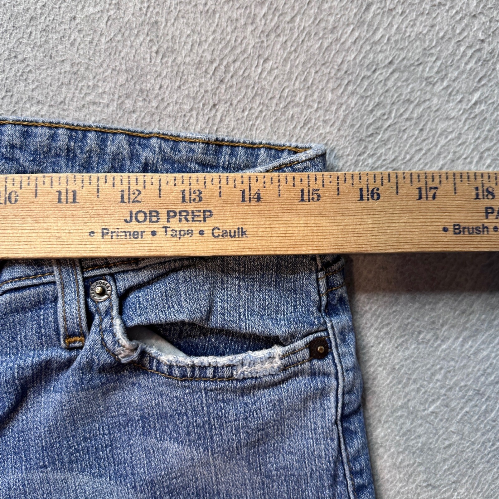 Aeropostale Jeans Womens 13/14 Blue Bootcut Medium Wash Stretch Denim Y2K Style