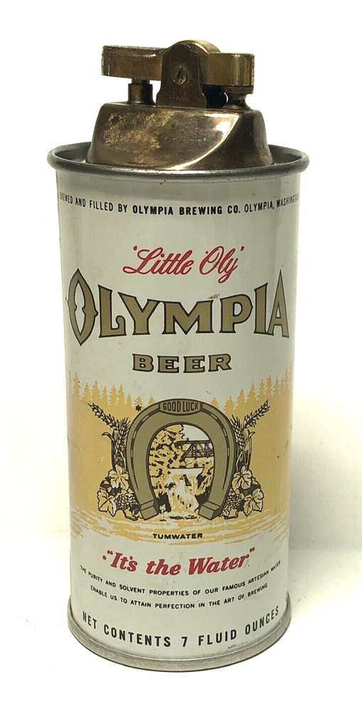 OLYMPIA BEER CAN CIGARETTE LIGHTER
