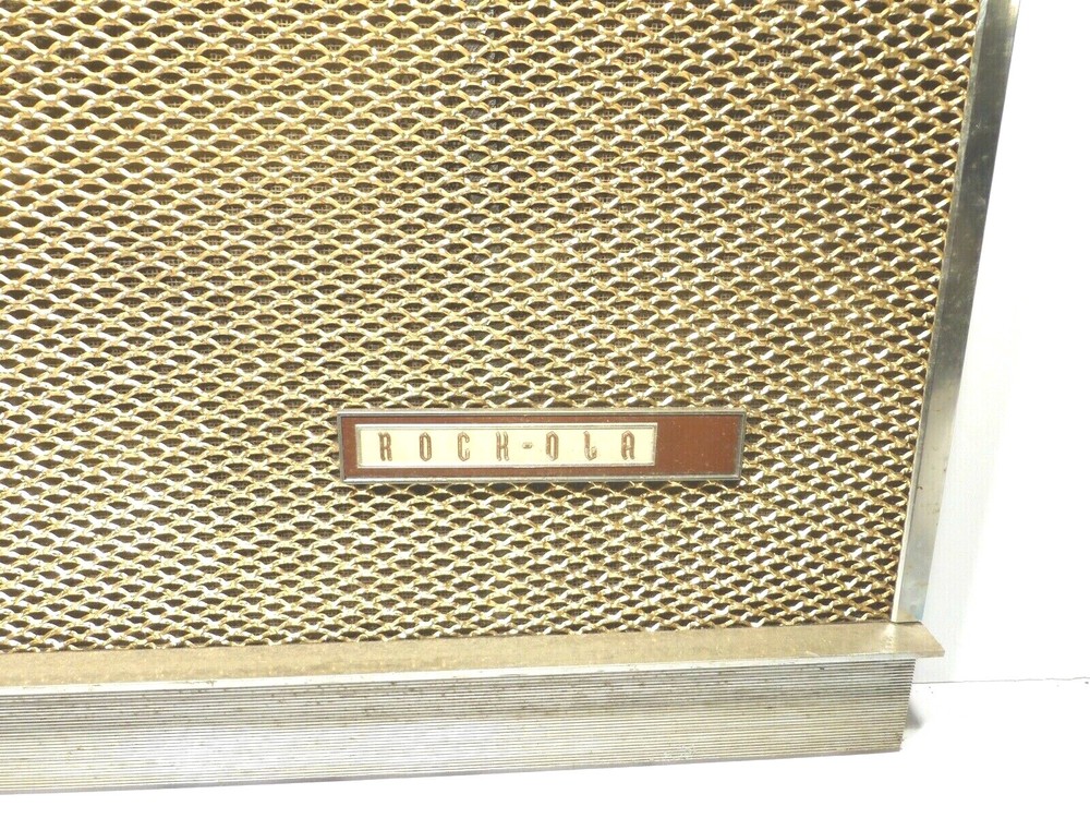 ROCKOLA 424 JUKEBOX part: LOWER SPEAKER GRILL PANEL in very nice condition
