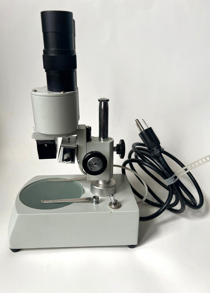 Vintage School Microscope Tested Made in PR China