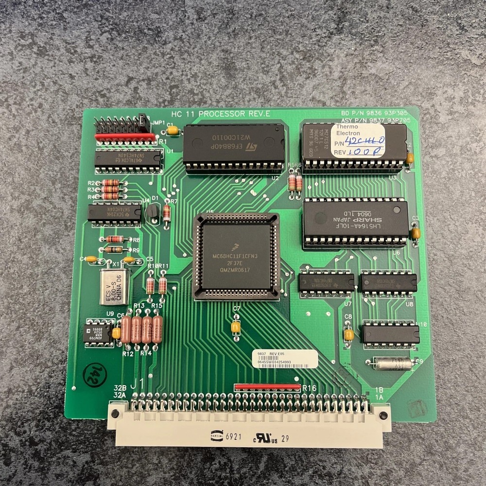 Thermo Processor Board (C-series) P/N 9836; ASSY 9837, Rev. E