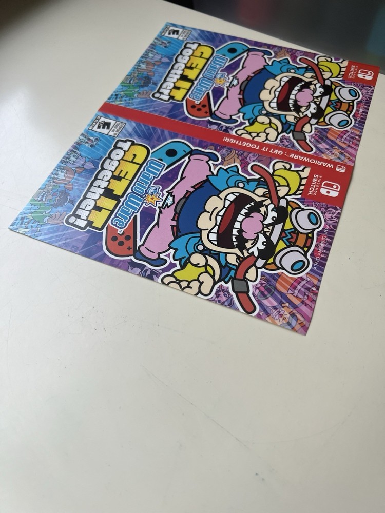 WarioWare Get It Together! Nintendo Switch For Display Only Case Artwork