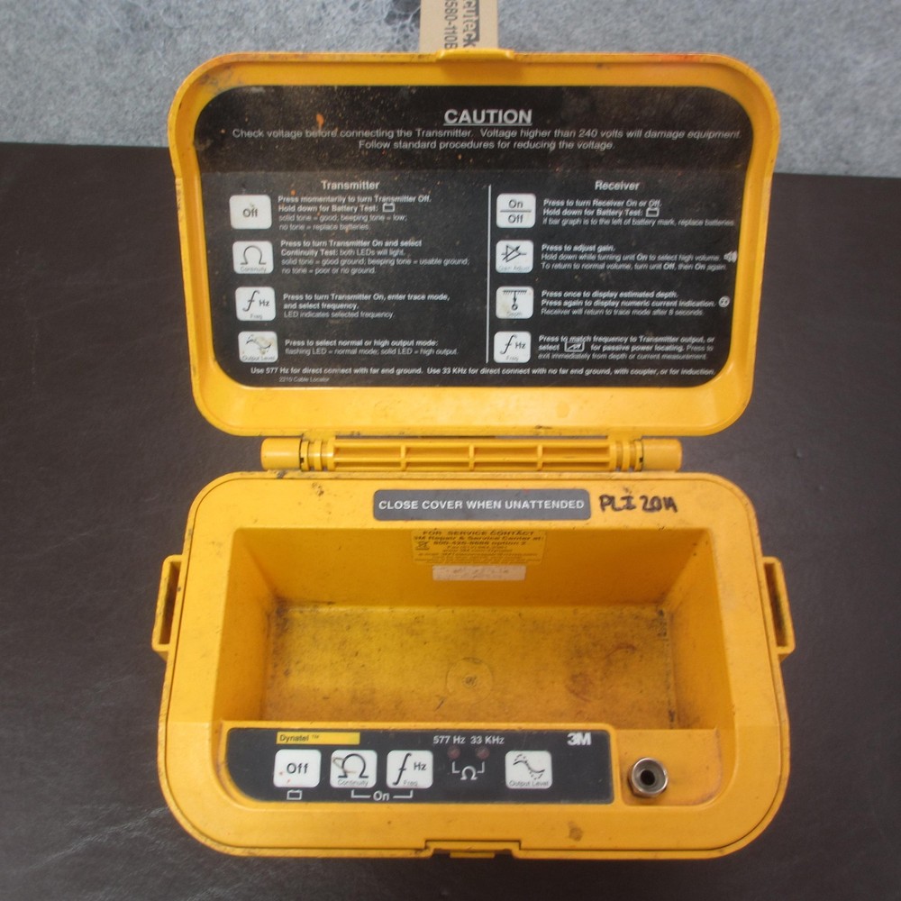 3M Dynatel 2210 Cable Pipe Fault Utility Locator Transmitter