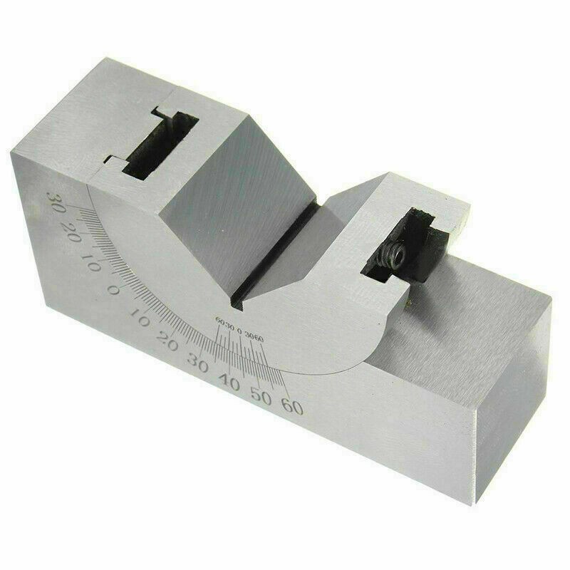 0°-60° Tools Maker Precision Micro Adjustable V Set Angle Gauge Block Milling///