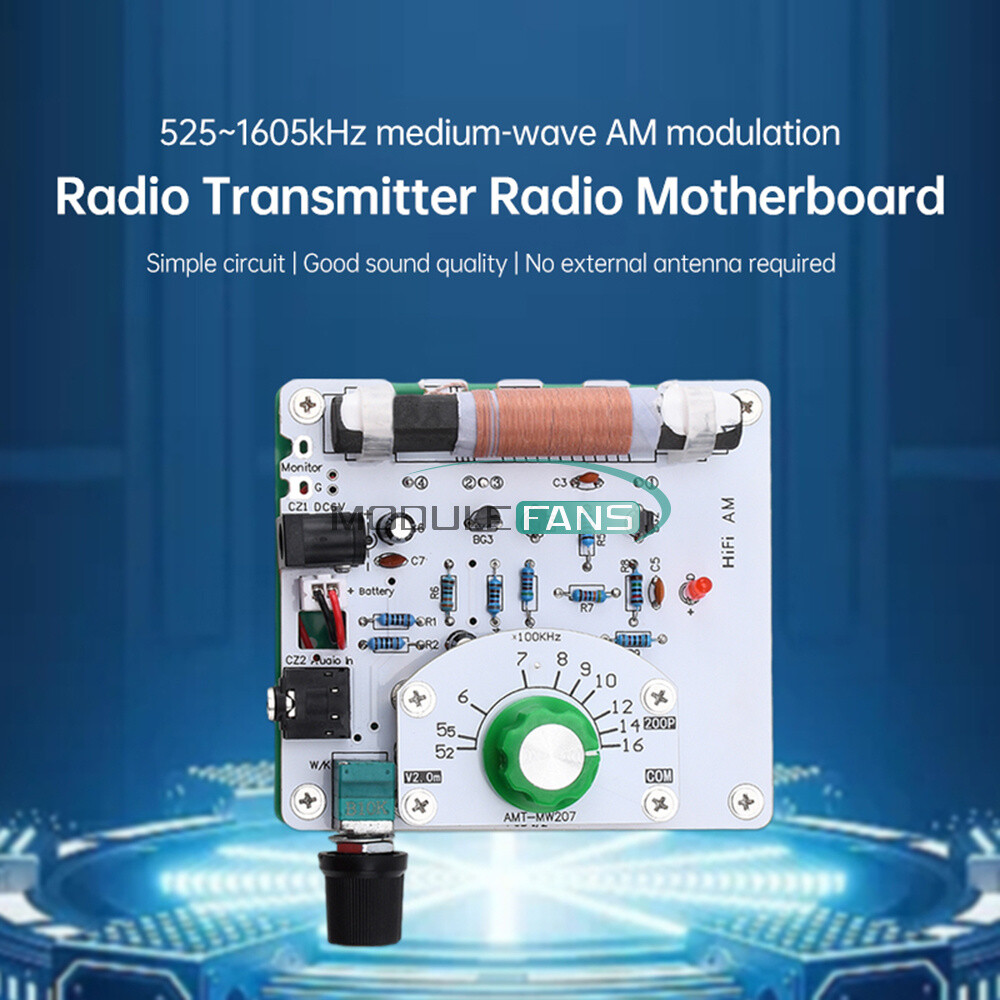 525~1605kHz Medium Wave AM Radio Transmitter DIY Circuit Board Radio Module 6V