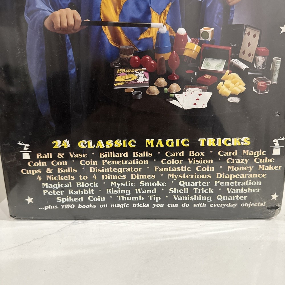 Abra Cadabra Deluxe Magic Set 24 Classic Magic Tricks Vintage