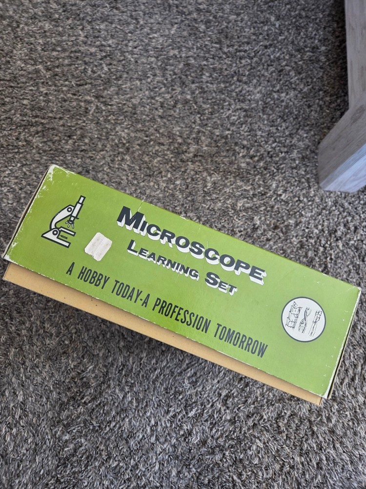 Vintage Elite Microscope Learning Set Zoom With Light Unbranded A Hobby Today