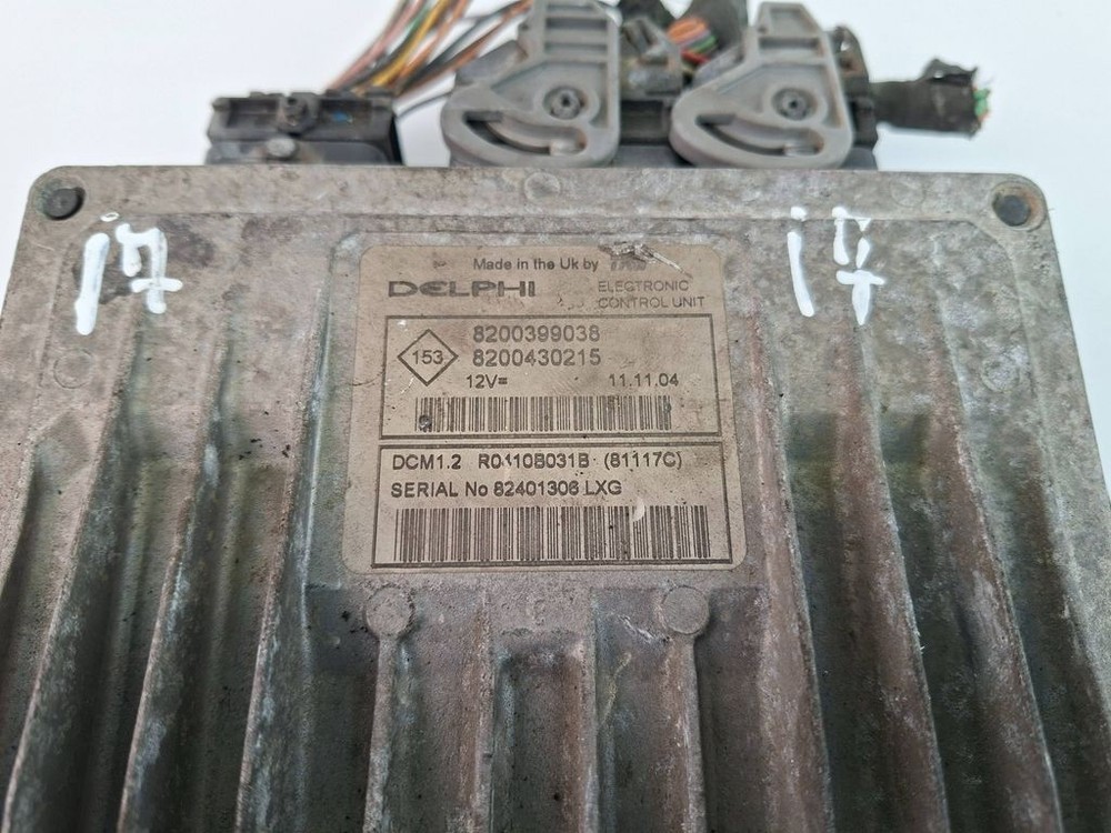 Renault Modus 2005 Engine Control Module 8200430215 kW BVV2967