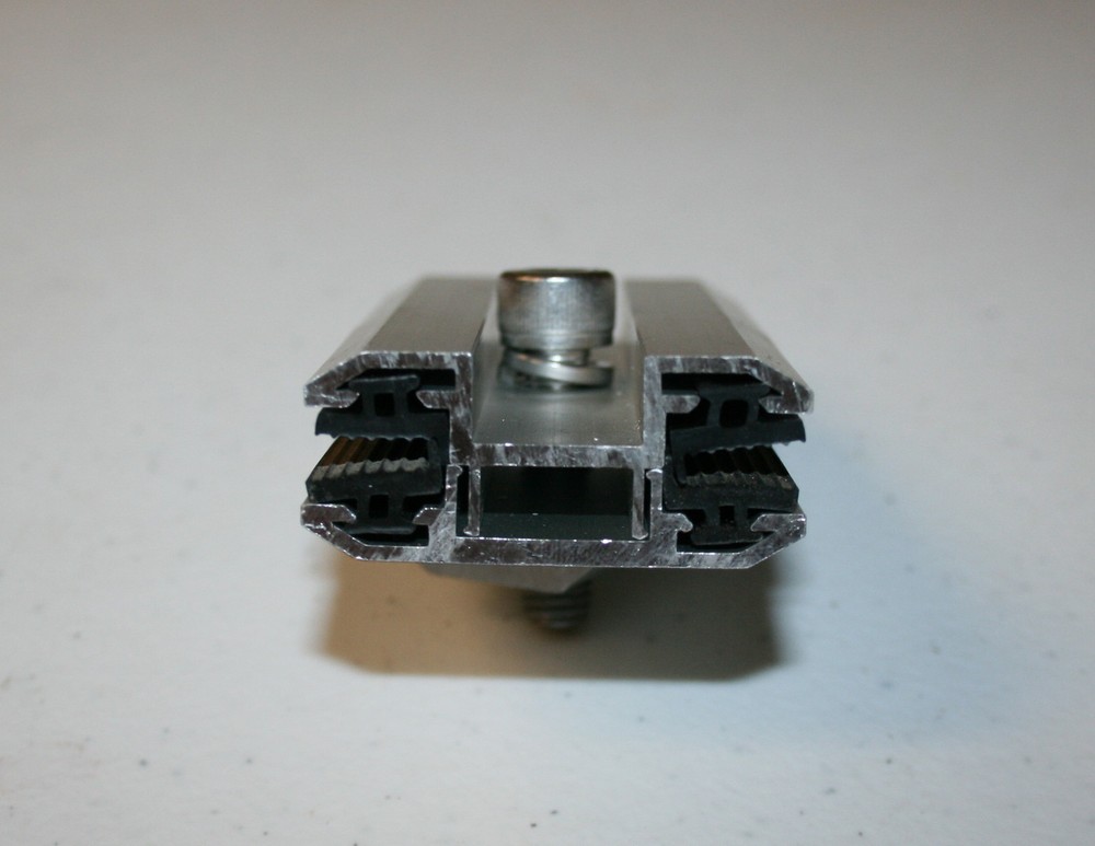 Semi Flexible Frameless Solar Panel Mounting brackets- Mid Clamp with Hardware