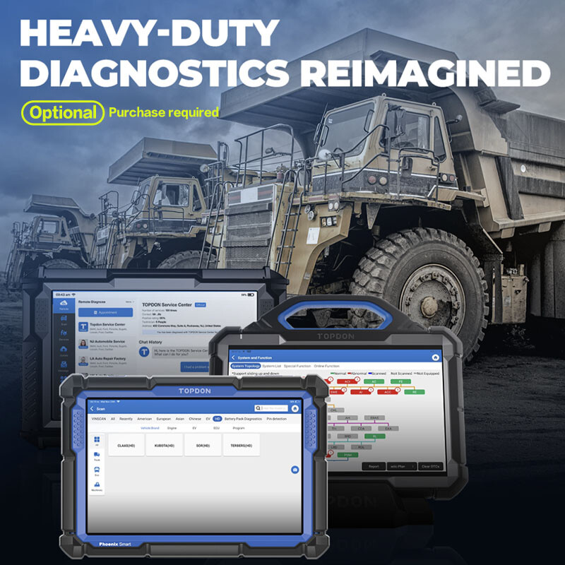 2024 TOPDON Phoenix Smart Ultra OBD2 Vehicle Diagnostic Scanner Programming Tool