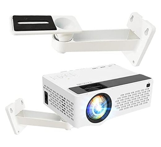 Mini Projector Wall Mount Upgraded Angle Adjustable Projector Mount Length