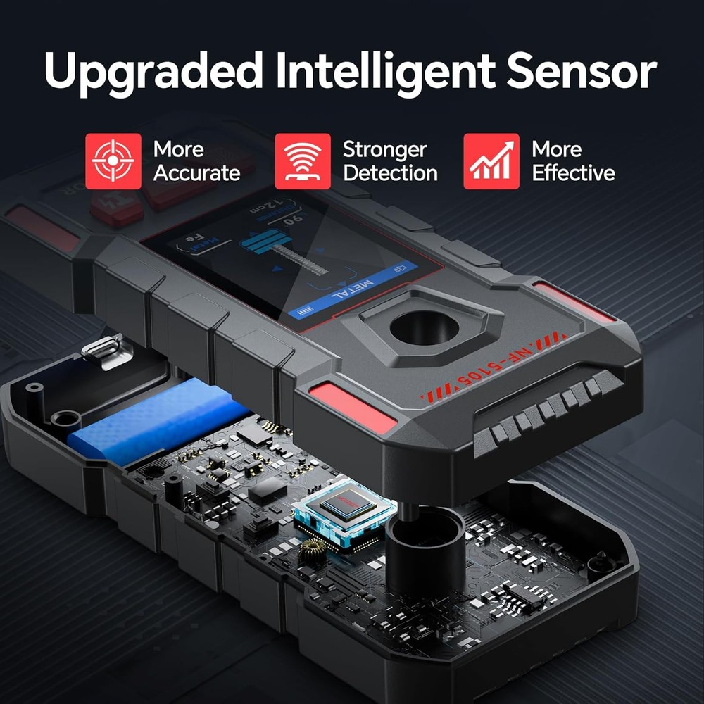Wall detector, rechargeable wall scanner, equipped with upgraded smart chip