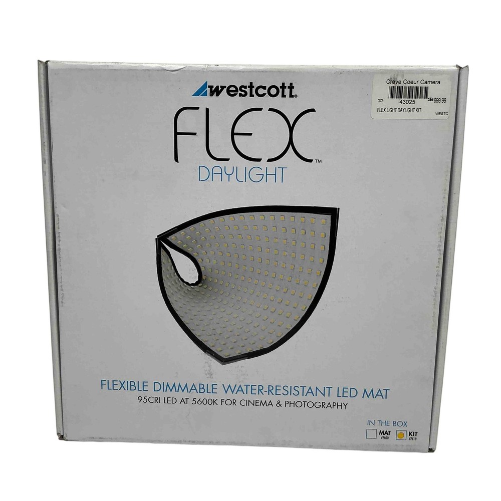 Westcott Flex Daylight 7149 Foldable DImmable Water Resistant LED Lighting Mat