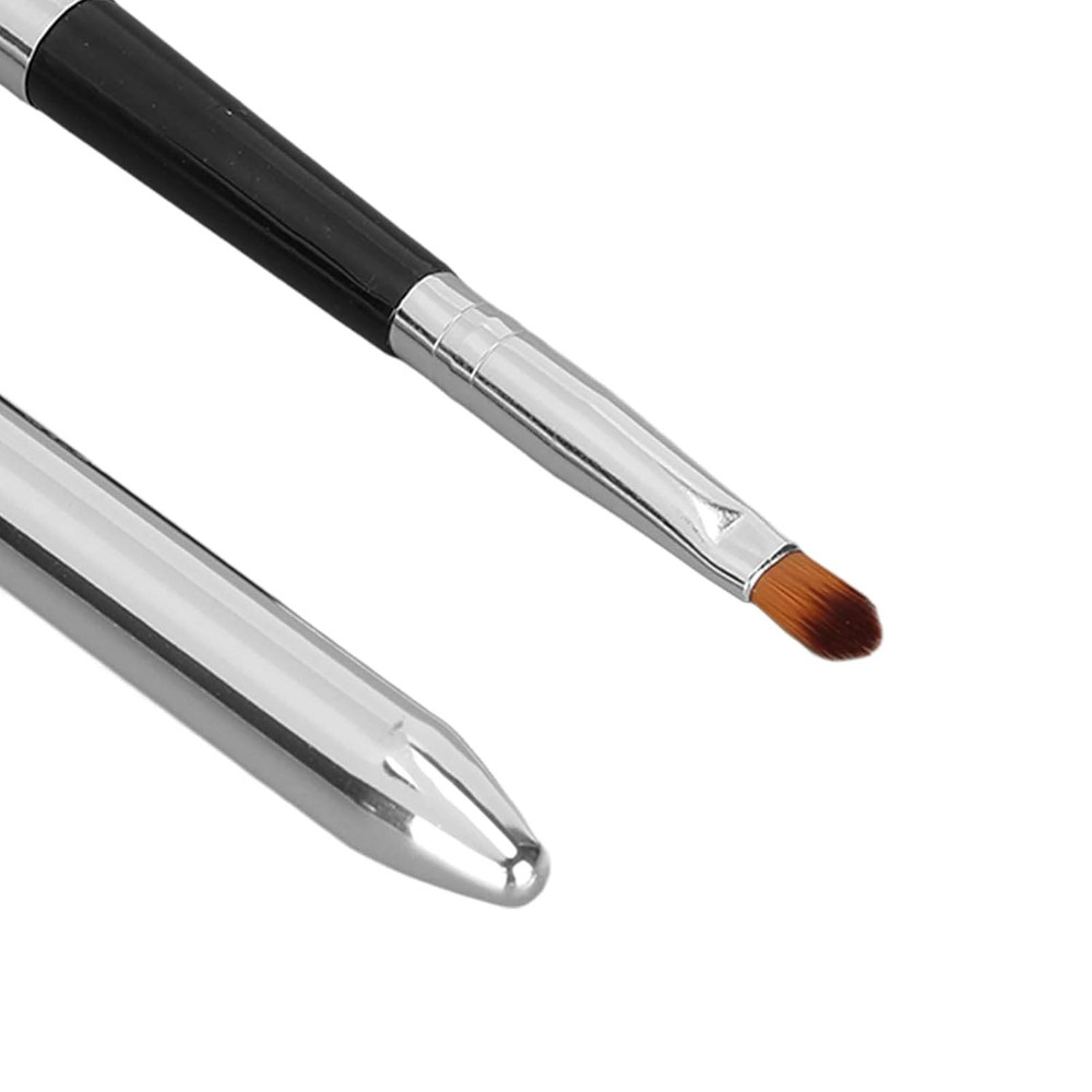 Retractable Lip Brushes - 2 Pack Professional Applicators for Makeup Use