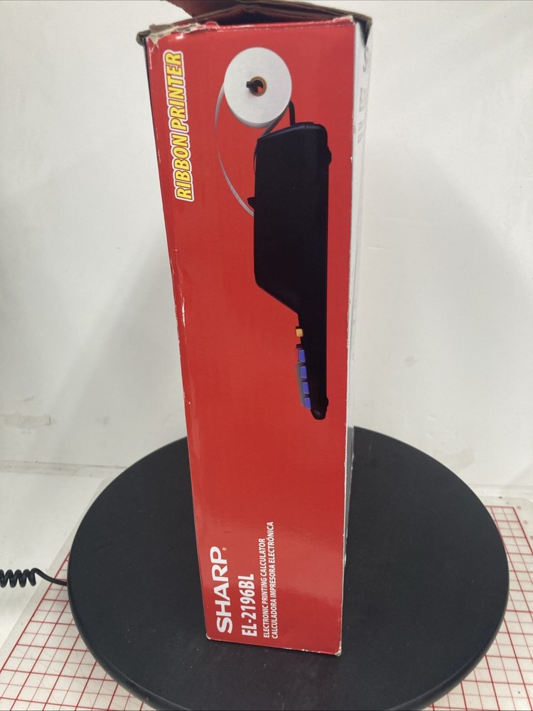 NEW Sharp EL2196BL Standard Function Calculator, Black Tested