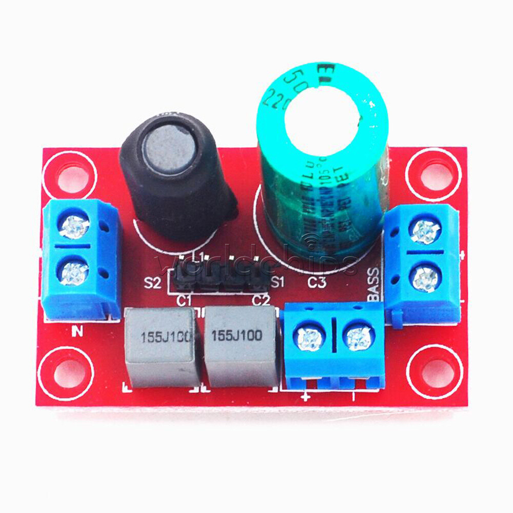 HIFI Speaker High and Low Frequency Two-way Divider Module DIY Audio Crossover