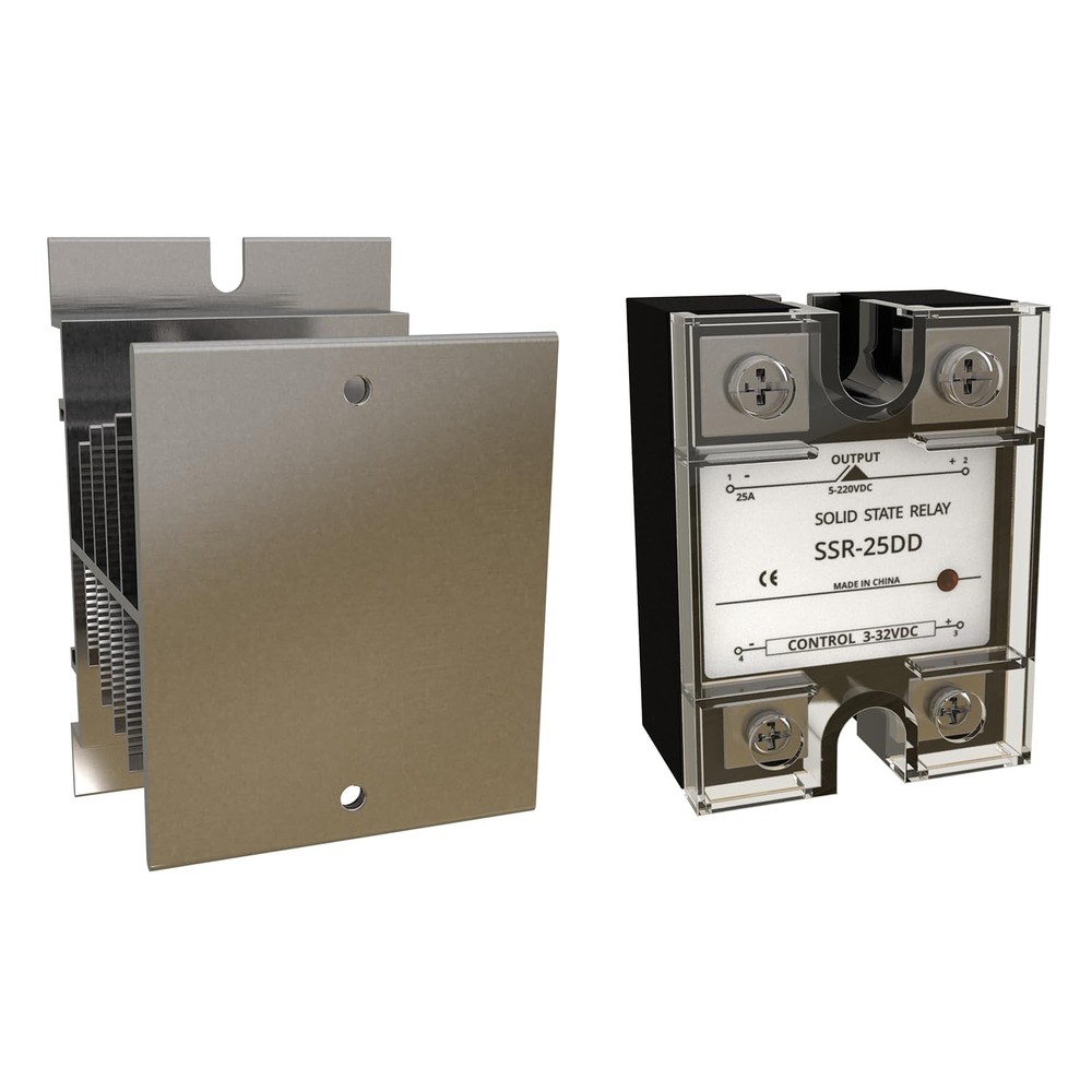 SSR-25DD Single Phase Solid State Relay Module DC to DC Input 3-32VDC to Outp