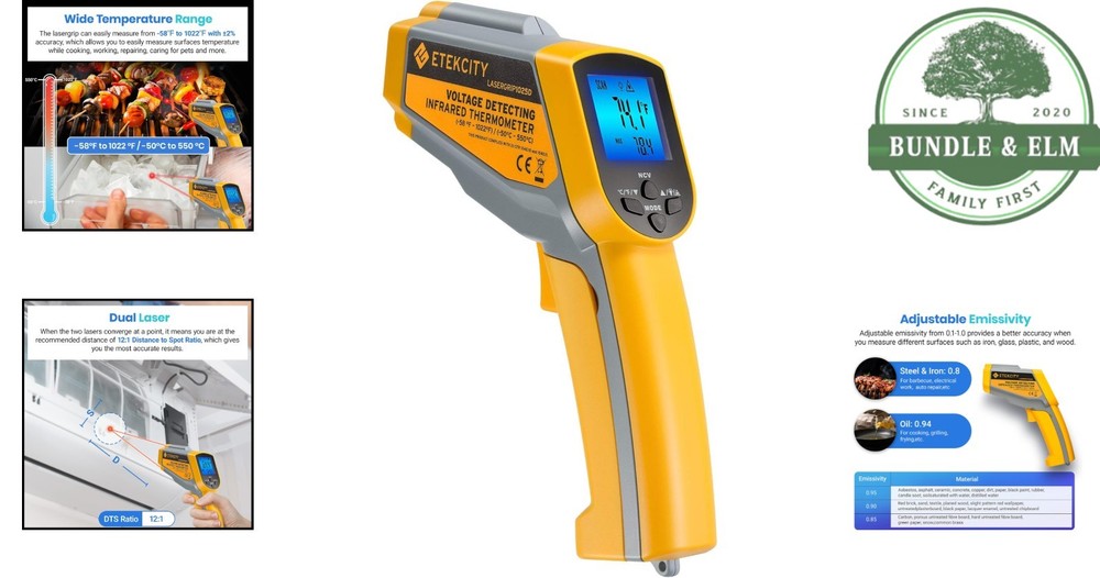 Infrared Temperature Tester with Fast Reading System for Safe Object Measurement
